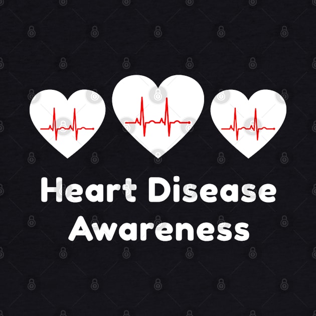 Heart Disease Awareness by Color Fluffy